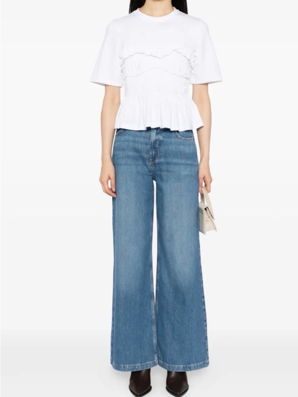 Free People x We The Free High-Rise Wide Leg Jeans size Medium